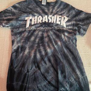 Thrasher tie dye shirt